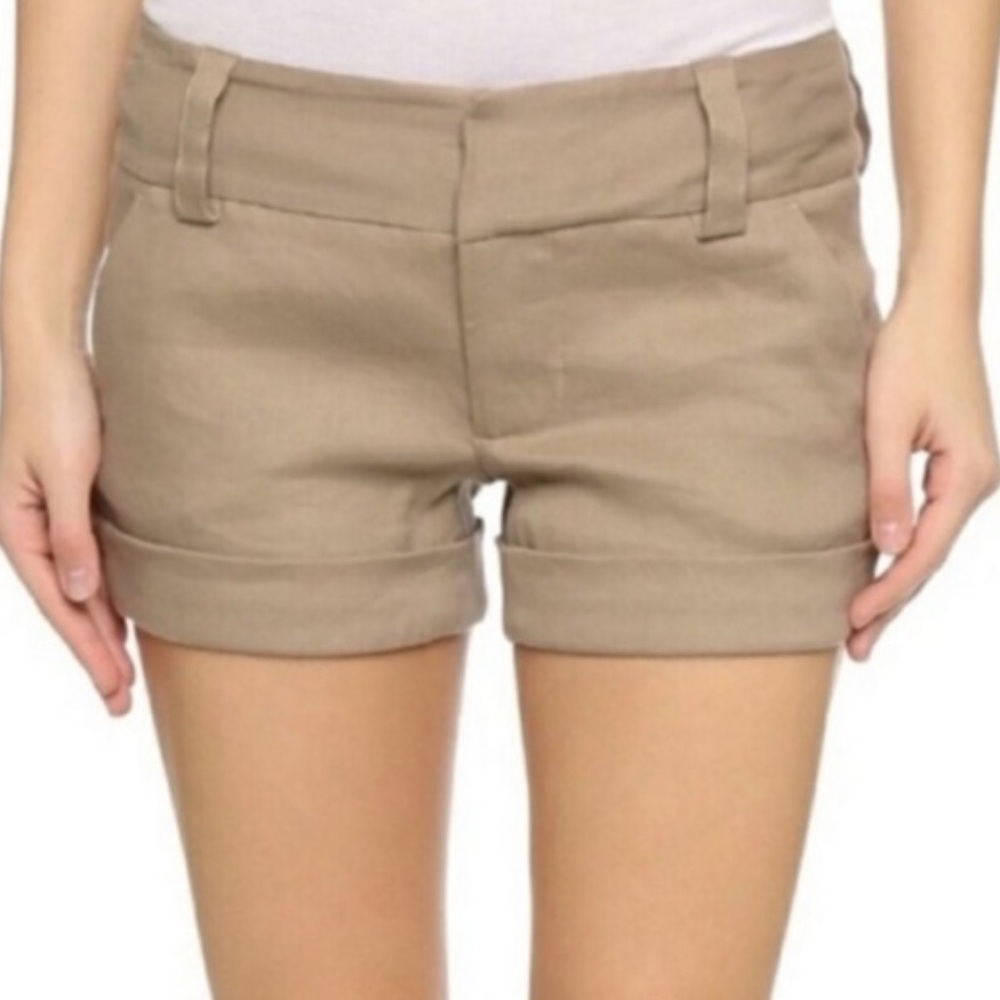 Alice + Olivia Linen Shorts